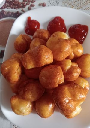 Una foto de Bolitas de queso en polvo