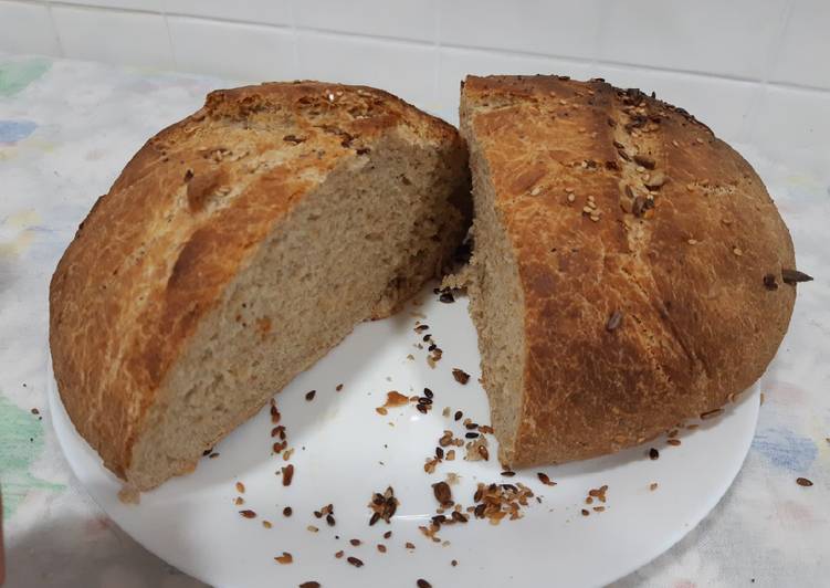 Pan de centeno y trigo