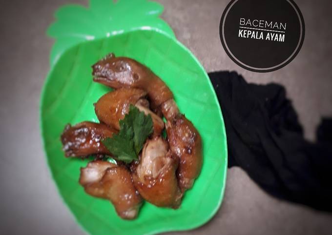 Resep Baceman kepala ayam ala angkringan, Menggugah Selera