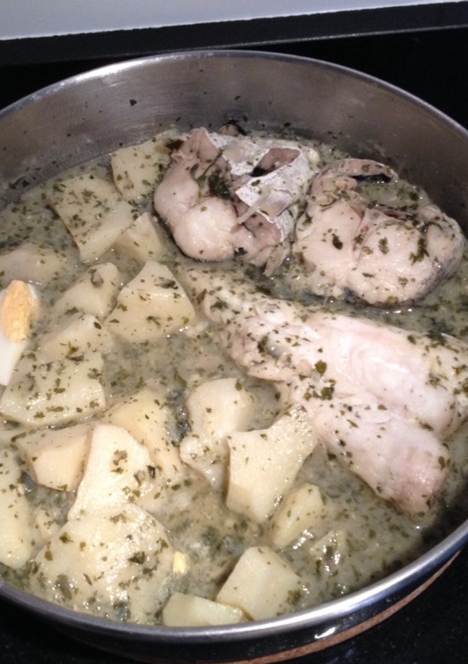 Una foto de Merluza en salsa verde