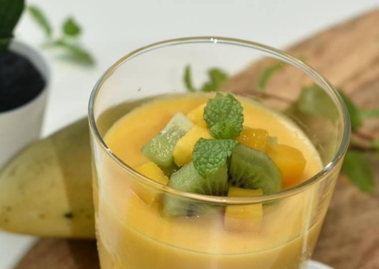 Mango pudding
