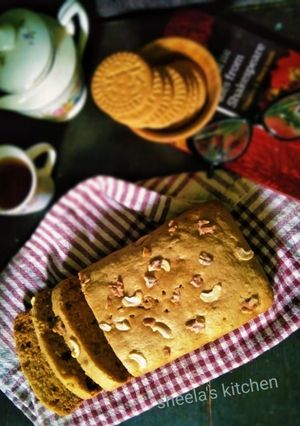 ওটস ওয়ালনাট টি কেক (oats walnut tea cake recipe in bengali) রেসিপির প্রধান ছবি