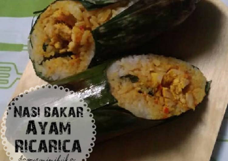 Nasi bakar ayam rica2 makasar (no msg)