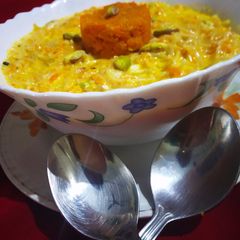 A picture of Gajar Semiya Halwa.