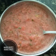 A picture of Mandi Sauce | Arabic Sauce | Tomato Chattni.
