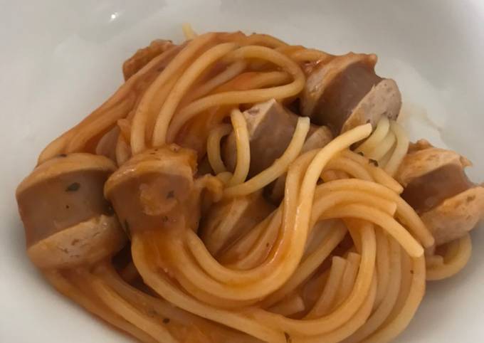 Bagaimana Menyiapkan Spaghetti sosis saos bolognais Anti Gagal