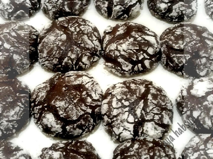 Resep Chocolate Crinkle Cookies Anti Gagal