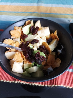 Una foto de Desayuno improvisado aguacate y plátano