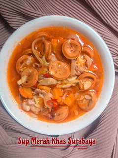 Foto resep Sup Merah Khas Surabaya