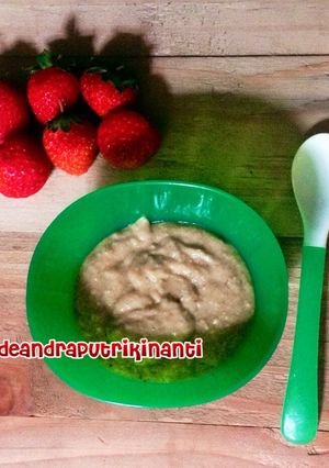 Foto resep Oatmeal Strawberry-MPASI