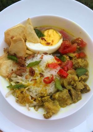 Foto resep Soto Daging { dengan bumbu beras }