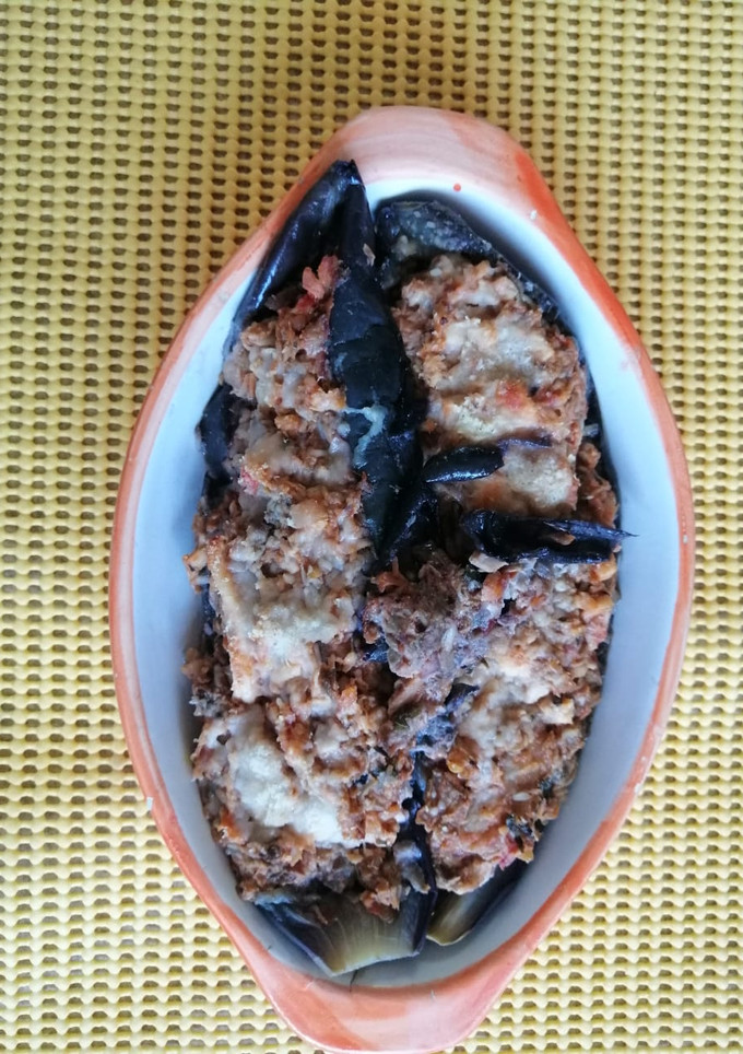 Una foto de Berenjenas rellenas