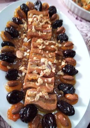 صورة لوصفة طاجين الحلو بالبرتقال