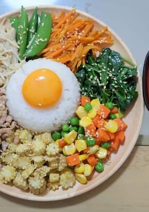รูปของ ข้าวยำเกาหลี (อาหารคลีน)