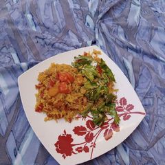 Stir fried rice A picture of Stir fried rice.