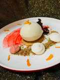 Panna Cotta con coulis de maracuyá