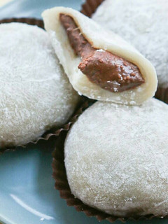 Una foto de Mochi japonés