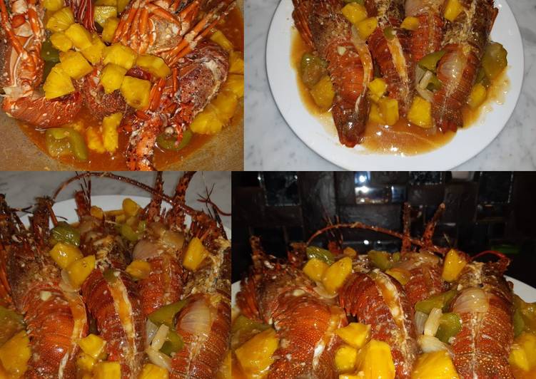 Resep Lobster Asam Manis yang mudah