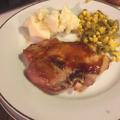 A picture of Sweet Marinade Baked Porkchops.