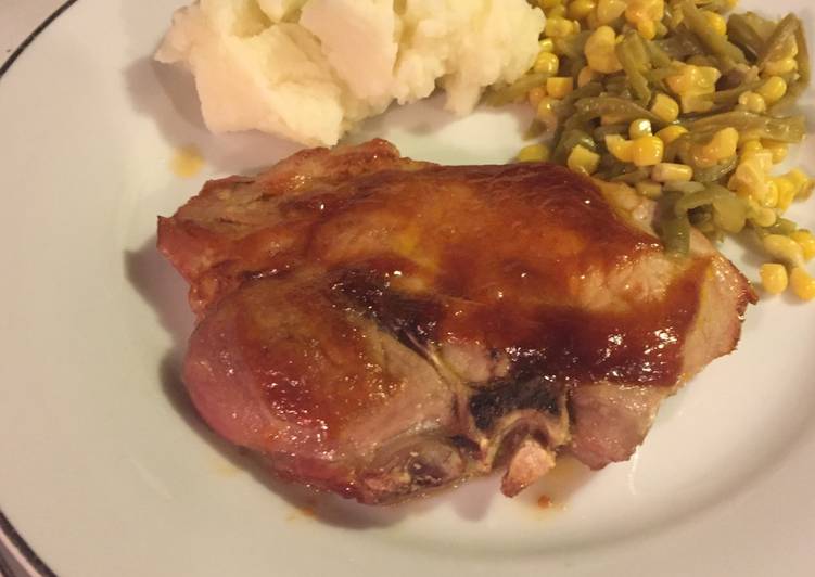 Quick and Easy Sweet Marinade Baked Porkchops