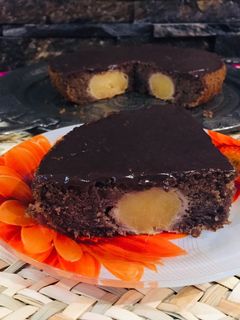 عکسی از دستور كيک سيب آتشفشان