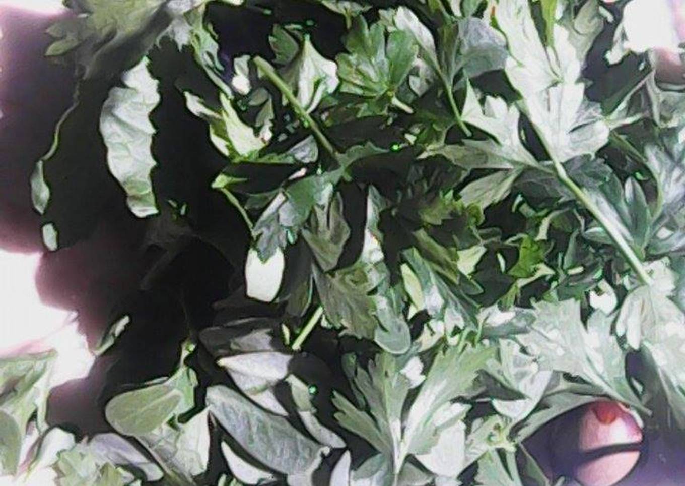 Batido de hierbas frescas