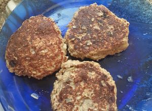 Una foto de Pancakes de avena y banana