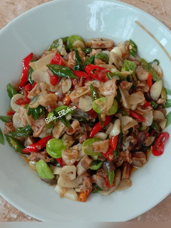 Foto resep Oseng Cumi Asin Pete