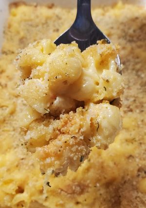A picture of My Pimento Mac and Cheese.