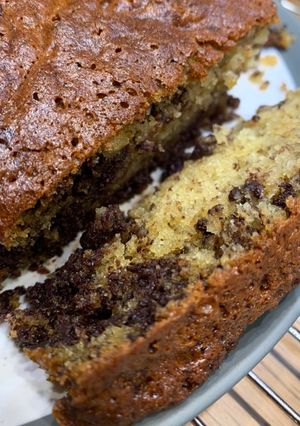 A picture of 🍌 Vegetarian sausage cake with chocolate 🍌.