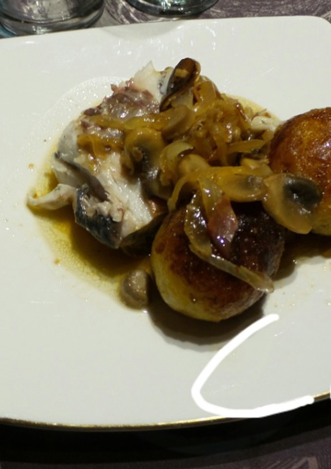 Una foto de Lomos de lubina rellenos de champiñones