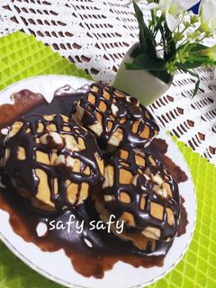 صورة لوصفة بان كيك بالموز والنوتيلا