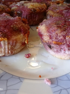 Φωτογραφία της συνταγής Vegan muffins με καρύδα και βατόμουρα!!