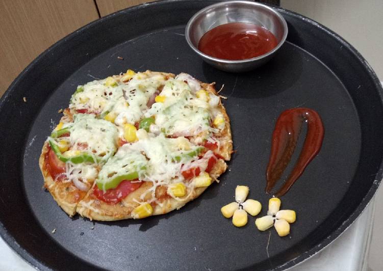 Simple Way to Cook Super Quick Kulcha Pizza