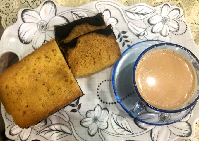 Tea Cake on the stove