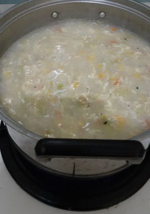 Foto resep Creamy soup asparagus