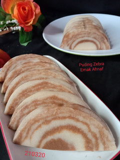 Foto resep Puding Zebra