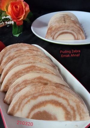 Foto resep Puding Zebra