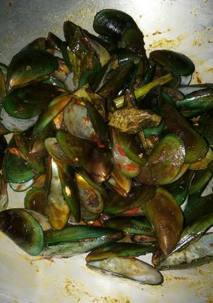Foto resep Kerang ijo pedas asam manis....
