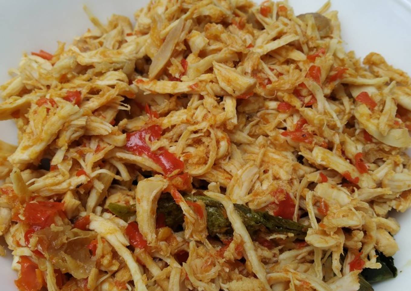 Ayam suwir balado