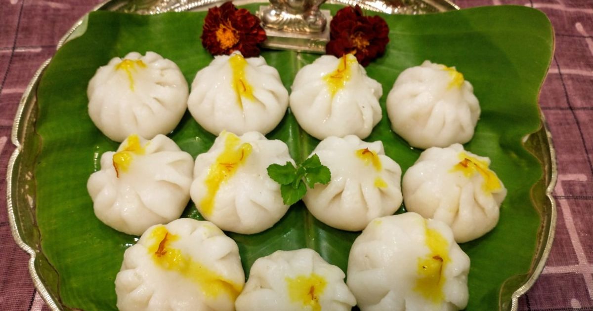 Modk Steamed Modak (Sweet Coconut Dumplings) Recipe By Surekha Dongargaonkar