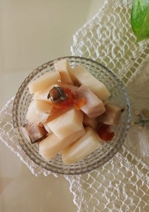 عکسی از دستور ترشی چغندر قند با سرکه سیب🏺