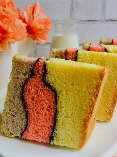 Foto resep Chiffon Cake Neapolitan