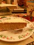 Pastel de plátano con nueces