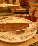 Pastel de plátano con nueces