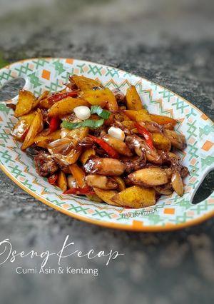 Foto resep Oseng Kecap Cumi Asin & Kentang