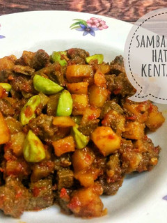 Foto resep Sambal Goreng Hati Sapi Kentang Pete
