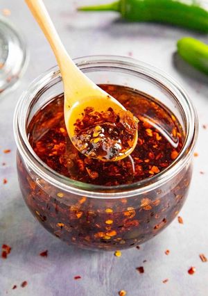 Foto resep Chili Oil Daun Jeruk Enak