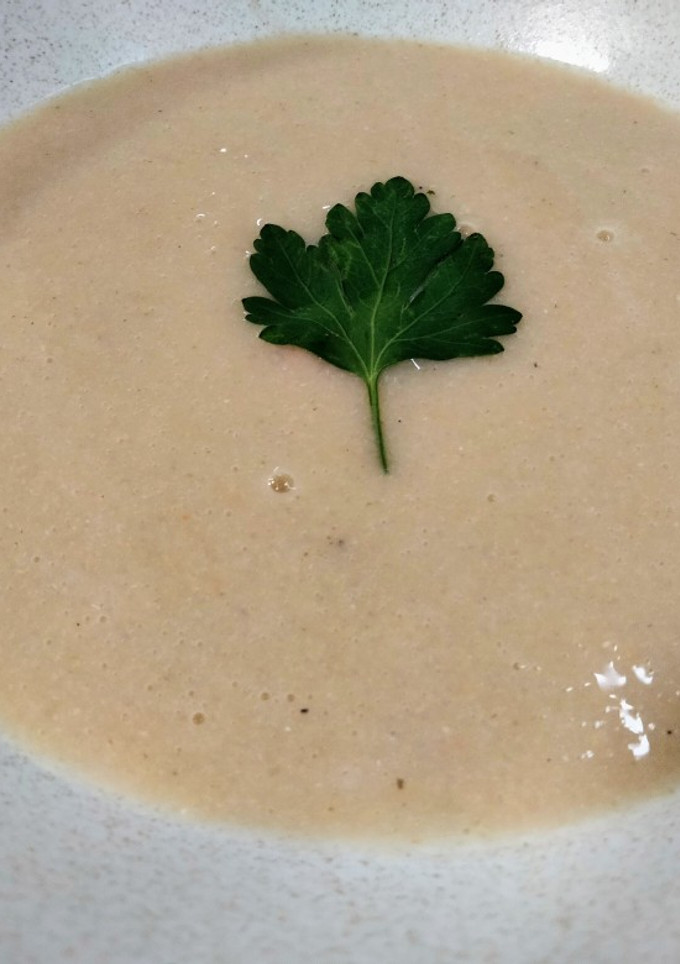 Una foto de Crema light de cigalas