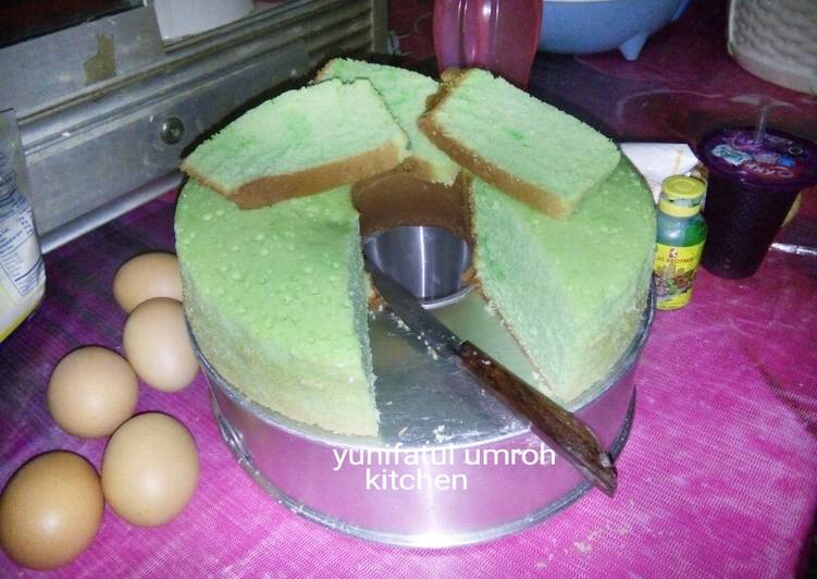 Resep: Bolu pandan panggang biasa irit untuk jualan